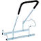 Mottez Support à vélos pour 2 vélos, module de base, acier galvanisé, arceau avec caoutchouc, L 670 x P 590 x H 740 mm