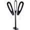 MOTTEZ support vélo avec anneau en caoutchouc, L 260 × l 160 × H 800 mm, pour 2 vélos, anneau en caoutchouc, anthracite