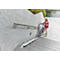 Mottez Verlengingselement voor trap- en fietshelling, L 1130 x B 125 mm, tot 25 kg, gegalvaniseerd plaatstaal