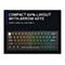 Mountain Everest 60 RGB - Tastatur - Hintergrundbeleuchtung - USB-C - QWERTY - USA