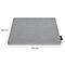 Grey mouse pad with dimensions. 200 mm x 250 mm, label.