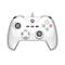 Weißer MSI Gaming-Controller mit farbigen A, B, X, Y-Tasten, Steuerkreuz und zwei Analogsticks.