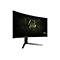 MSI Gaming-Monitor mit gebogenem Bildschirm und schwarzem Standfuß vor weißem Hintergrund.