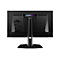 Rückansicht eines schwarzen MSI-Gaming-Monitors mit Drachen-Logo und MSI-Schriftzug.