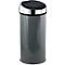 MSV Abfalleimer Touch, Soft-Close, Edelstahl, bis zu 30 Liter, B 310 x H 650 x T 310 mm, dunkelgrau