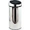 MSV Abfalleimer Touch, Soft-Close, Edelstahl, bis zu 30 Liter, B 310 x H 650 x T 310 mm, grau