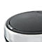 MSV Abfalleimer Touch, Soft-Close, Edelstahl, bis zu 30 Liter, B 310 x H 650 x T 310 mm, grau