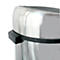 MSV Abfalleimer Touch, Soft-Close, Edelstahl, bis zu 30 Liter, B 310 x H 650 x T 310 mm, grau