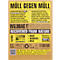 Braune Verpackung für Müllbeutel, gelbe Schrift. Aufschrift: Müll gegen Müll, Wildbag, Recovered from Nature.