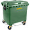 Müllcontainer MGB 1100 FDP, Kunststoff, 1100 l, grün