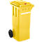 Mülltonne GMT, 80 l, Schwerkraftschloss, gelb