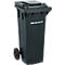 Mülltonne PRO 60 WAVE, 60 l, fahrbar, schwarzgrau