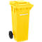Mülltonne PRO 80 WAVE, 80 l, fahrbar, gelb