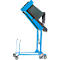 Mülltonnen-Kippstation MKS, für 120 & 240 l Tonnen, Ausschütth. 1480 mm, Kippw. 135°, bis 110 kg, Rollen, Handpumpe, RAL 5012