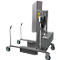 Mülltonnen-Kippstation MKS, für 120 & 240 l Tonnen, Ausschütthöhe 1480 mm, Kippwinkel 135°, bis 110 kg, Rollen, 230 V, RAL 7005