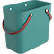 Multibag ALBULA "Classic", 25 Liter, bis 40 kg, Bügelgriffe, Recyclingkunststoff, L 400 x B 235 x H 340 mm, grün