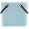 Multibag ALBULA "Classic", 25 Liter, bis 40 kg, Bügelgriffe, Recyclingkunststoff, L 400 x B 235 x H 340 mm, türkis
