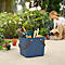 Multibag ALBULA "Classic", 40 Liter, bis 40 kg, Bügelgriffe, Recyclingkunststoff, L 398 x B 355 x H 340 mm, blau