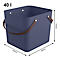 Multibag ALBULA "Classic", 40 Liter, bis 40 kg, Bügelgriffe, Recyclingkunststoff, L 398 x B 355 x H 340 mm, blau