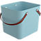 Multibag ALBULA "Classic", 40 Liter, bis 40 kg, Bügelgriffe, Recyclingkunststoff, L 398 x B 355 x H 340 mm, türkis