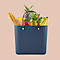 Multibag ALBULA "Style", 25 Liter, bis 40 kg, ergonomische Griffe, Recyclingkunststoff, L 400 x B 235 x H 340 mm, blau