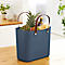 Multibag ALBULA "Style", 25 Liter, bis 40 kg, ergonomische Griffe, Recyclingkunststoff, L 400 x B 235 x H 340 mm, blau