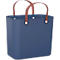 Multibag ALBULA "Style", 25 Liter, bis 40 kg, ergonomische Griffe, Recyclingkunststoff, L 400 x B 235 x H 340 mm, blau