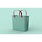 Multibag ALBULA "Style", 25 Liter, bis 40 kg, ergonomische Griffe, Recyclingkunststoff, L 400 x B 235 x H 340 mm, grün