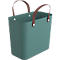 Multibag ALBULA "Style", 25 Liter, bis 40 kg, ergonomische Griffe, Recyclingkunststoff, L 400 x B 235 x H 340 mm, grün