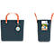 Multibag ALBULA "Style", 25 Liter, bis 40 kg, ergonomische Griffe, Recyclingkunststoff, L 400 x B 235 x H 340 mm, navyblau