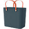 Multibag ALBULA "Style", 25 Liter, bis 40 kg, ergonomische Griffe, Recyclingkunststoff, L 400 x B 235 x H 340 mm, navyblau