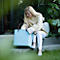 Multibag ALBULA "Style", 25 Liter, bis 40 kg, ergonomische Griffe, Recyclingkunststoff, L 400 x B 235 x H 340 mm, türkis