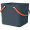 Multibag ALBULA "Style", 40 Liter, bis 40 kg, ergonomische Griffe, Recyclingkunststoff, L 400 x B 355 x H 340 mm, navyblau