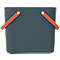 Multibag ALBULA "Style", 40 litres, jusqu'à 40 kg, poignées ergonomiques, plastique recyclé, L 400 x l 355 x H 340 mm, bleu marine