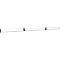 Multifunctionele klemmenstrook MAULpro, incl. 2 multifunctionele haken, voor flipchartblokken met 11 mm perforatie, B 42 x D 15 x L 1000 mm, aluminium