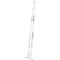 Multifunctionele ladder Krause, 3-delig, treden T 80 mm &amp; sporten T 30 mm, dwarsbalk, TRBS 2121-2, met 3 x 12 sporten, aluminium