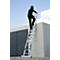 Multifunctionele ladder Krause, 3-delig, treden T 80 mm &amp; sporten T 30 mm, dwarsbalk, TRBS 2121-2, met 3 x 8 sporten, aluminium