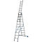 Multifunctionele ladder van aluminium 3 x 10 sporten