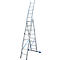 Multifunctionele ladder van aluminium 3 x 8 sporten