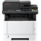 Kyocera multifunctionele printer. Zwart-wit printer met display en bediening.
