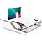 Multifunktions-Bindegerät Fellowes Lyra, binden/heften/lochen, bis DIN A4, B 423 x T 395 x H 153 mm, silber-weiß