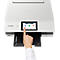 Multifunktionsdrucker Canon PIXMA TS8751, 3 in 1, USB/WLAN/Cloud/SDCard, Auto-Duplex/Mobildruck, bis A4, inkl. 6 Tintenpatronen, weiß