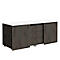 Multiladeblok SOLUS PLAY, 3 schuifladen, B 1350 mm, moeraseik