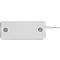 Multiladegerät brennenstuhl®estilo, für bis zu 5 Geräte, Schnellladefunktion, 1,5 m Textil-Kabel, 1x USB-C, 4x USB-Ladebuchse, Edelstahloberfläche, weiß