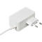 Multiladegerät brennenstuhl®estilo, für bis zu 5 Geräte, Schnellladefunktion, 1,5 m Textil-Kabel, 1x USB-C, 4x USB-Ladebuchse, Edelstahloberfläche, weiß