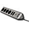 Multiprise brennenstuhl estilo, 6x, 2 prises de charge USB, IP20, longueur de câble 2 m, L 365 x l 60 x P 110 mm, acier inoxydable &amp; plastique, noir-argenté