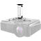 Muurbevestiging Neomounts® by Newstar BEAMER-C80, universeel voor 1 beamer tot 15 kg, volledig beweegbaar, in hoogte verstelbaar, kabelmanagement, zilver