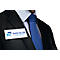 Naambadge set met combinatieclip, 40 x 105 mm, 14 stuks, incl. 42 BADGEMAKER® inbrengbadges