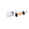 Naambadge set met combinatieclip, 40 x 105 mm, 14 stuks, incl. 42 BADGEMAKER® inbrengbadges
