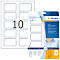 Namens- und Textiletiketten Herma, A4, 80 x 50 mm, selbstklebend, blauer Rand, 200 Stück